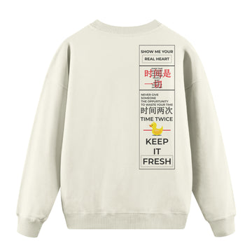 Keep It Fresh - Oversize Sweatshirt
