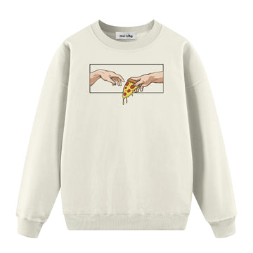 Creation Of Pizza - Oversize Sweatshirt