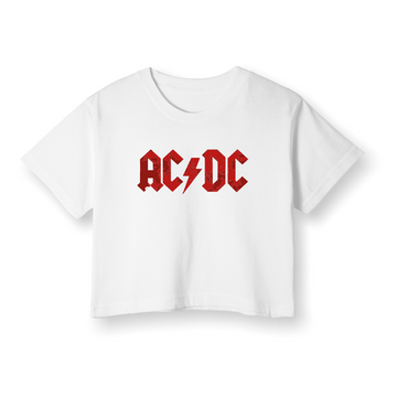 AC/DC - Crop T-shirt