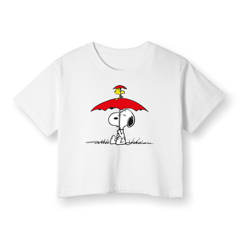 Cartoon - Crop T-shirt