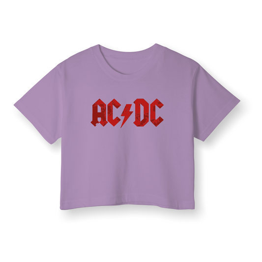 AC/DC - Crop T-shirt