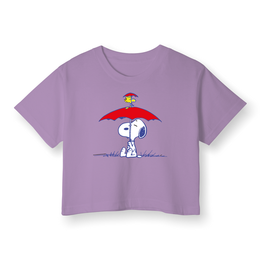 Cartoon - Crop T-shirt