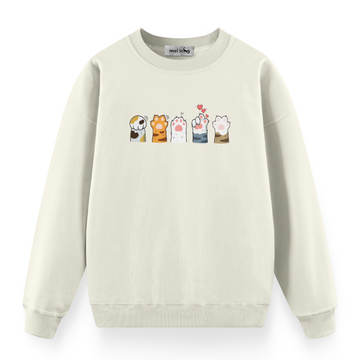 Cat Paws - Oversize Sweatshirt