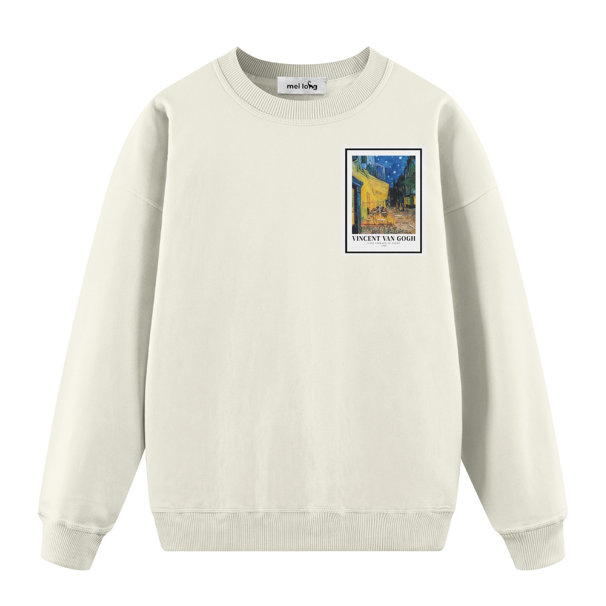 Vincent van Gogh - Café Terrace at Night - Oversize Sweatshirt