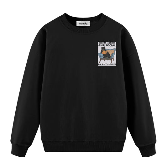 Antisocial  - Oversize Sweatshirt