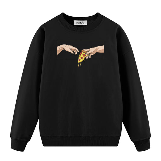 Creation Of Pizza - Oversize Sweatshirt