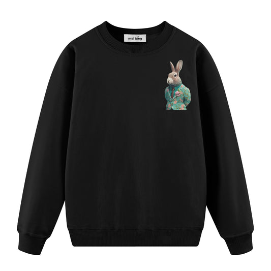 Rabbit İn Suit  - Oversize Sweatshirt