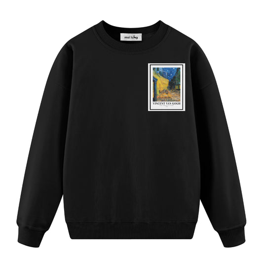Vincent van Gogh - Café Terrace at Night - Oversize Sweatshirt