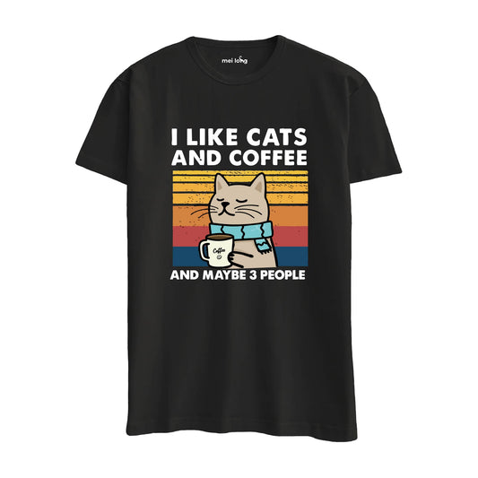 I Like Cats- Regular T-Shirt
