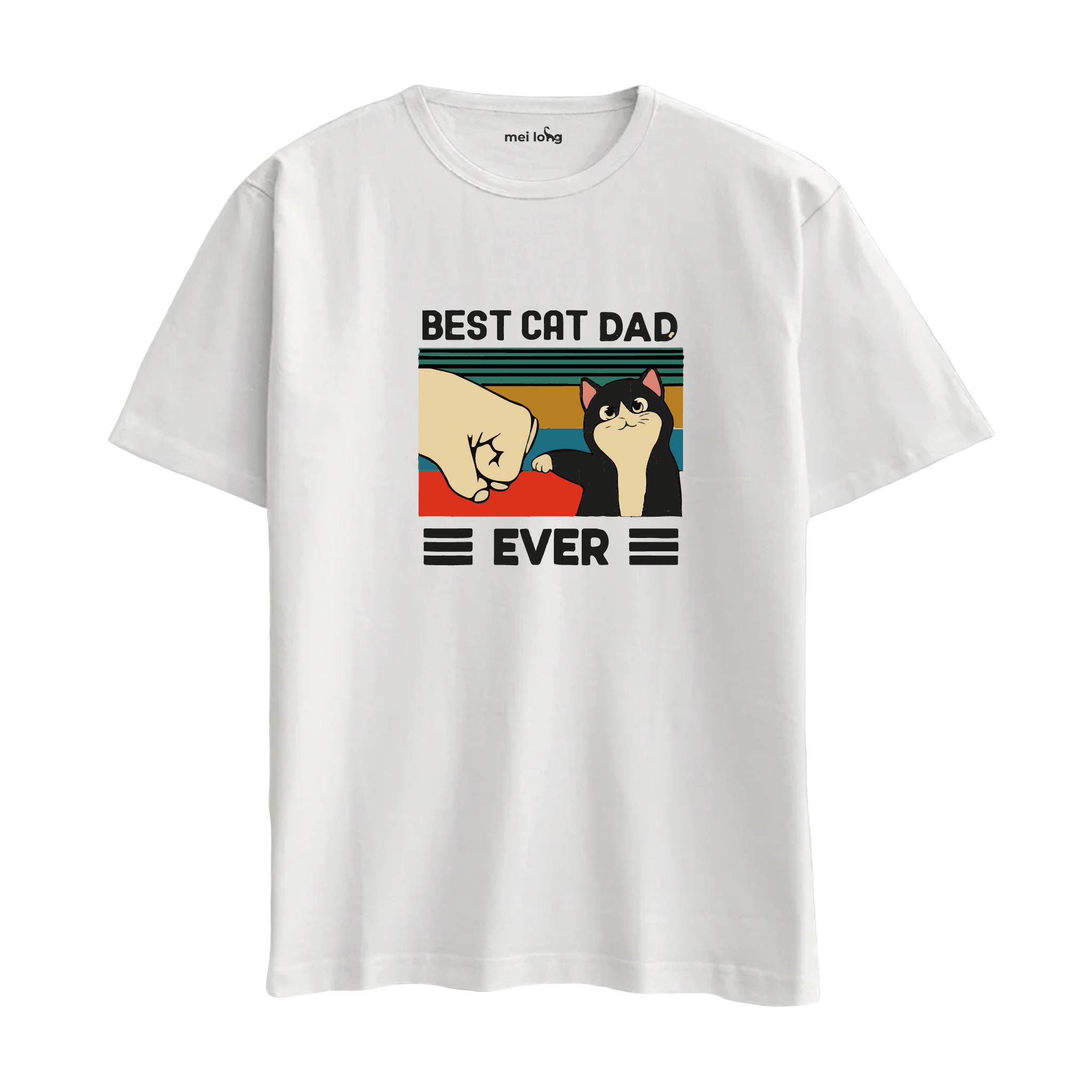 Best Cat Dad Ever - Oversize T-Shirt