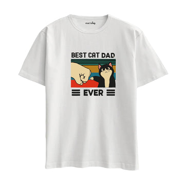 Best Cat Dad Ever - Oversize T-Shirt