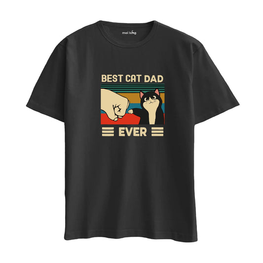 Best Cat Dad Ever - Oversize T-Shirt