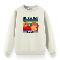 Best Dog Mom Ever - Oversize Sweatshirt