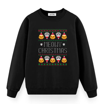 Meowy Christmas -  Oversize Sweatshirt