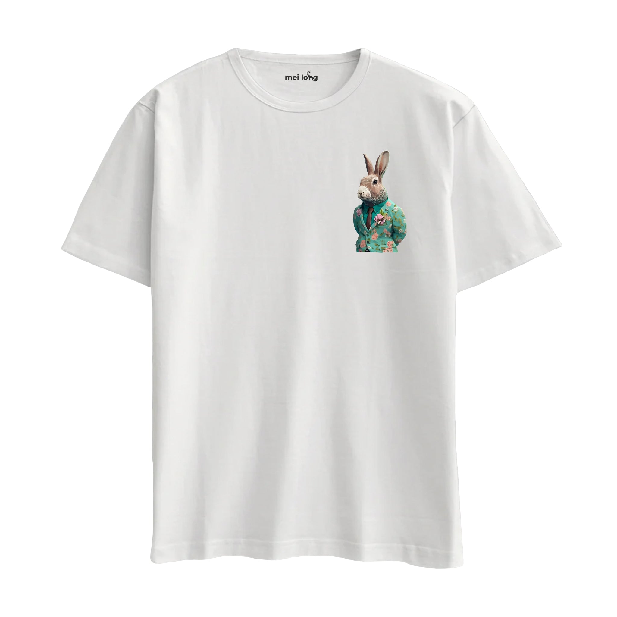 Rabbit İn Suit - Oversize T-Shirt