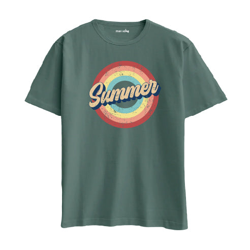 Mister Tee Days Before Summer Oversize Tee – Maglietta Unisex Bianca, Taglia 3XL, Maniche Corte